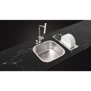 Cuba Tramontina Aria Maxi 40 BS Prime em Aço Inox Acetinado 40 x 40 x 20 cm com Válvula
