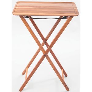 Bancada de Madeira Teca para Churrasco Tramontina 58x38x84 cm Natural