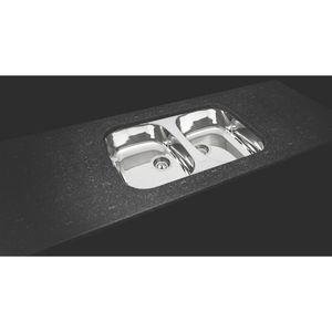 Cuba de Embutir Tramontina Prime Isis 2C 34 BL em Aço Inox Alto Brilho 76 x 44 cm