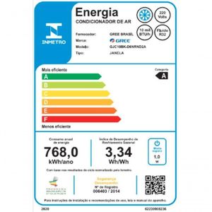 Ar Condicionado De Janela Gree 10.000 Btus Frio 220v R-32