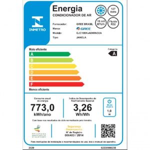 Ar Condicionado De Janela Gree 10.000 Btus Frio 127v R-32