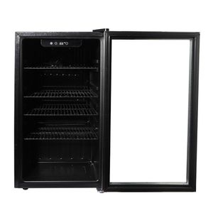 Cervejeira Expositor Vertical HQ Vidro Duplo 100 Litros Inox HQ-100CEVPV 110V
