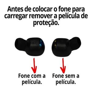 Fones Ouvido Sem Fio Wireless Preto P/ Samsung A03