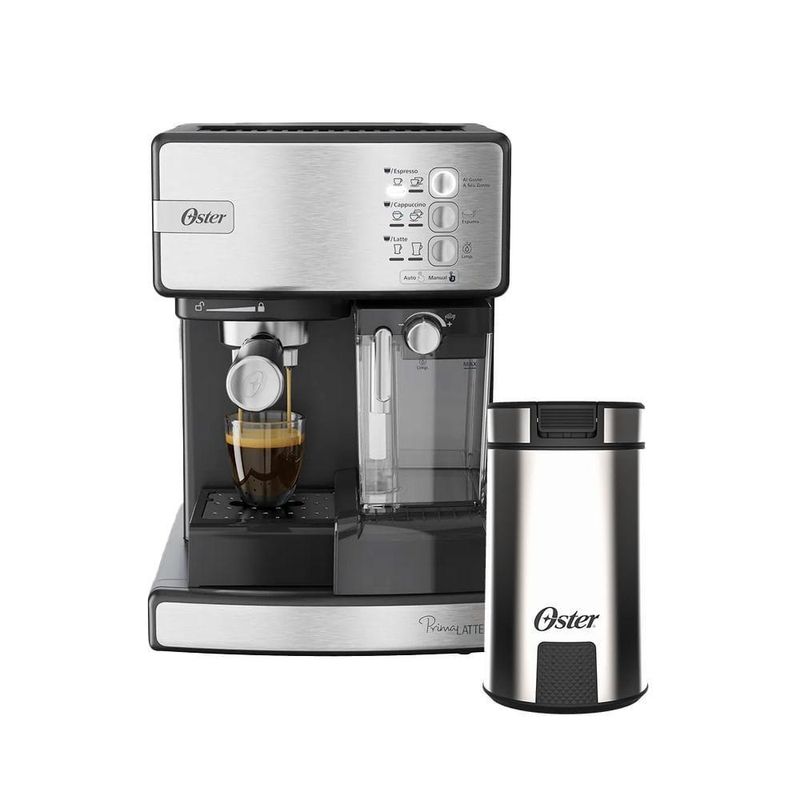 Cafeteira Expresso Oster Nova Primalatte Inox 220v - Kitost49