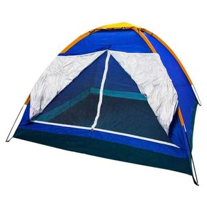Barraca de Camping para 2 Pessoas - Azul - Tudo em Caixa