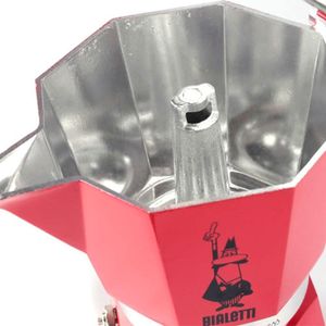 Cafeteira Bialetti Moka Express Vermelha 3 Xícaras - 150 Ml 10010123