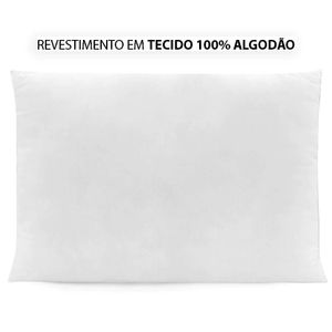 Travesseiro Herval Fibra, Fibra de Poliéster, 60x40 cm