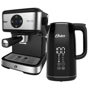 Kit Espresso Oster - Cafeteira Double E Chaleira Digital 1,7L 220V