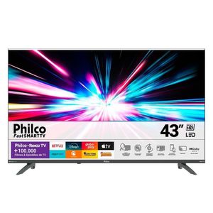 Smart TV 43 Philco PTV43VA4REGB Led Roku TV E Dolby Audio