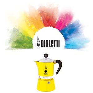 Cafeteira Bialetti Rainbow Amarela 3 Xícaras - 150 Ml 10030123
