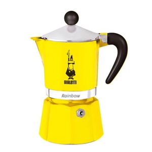 Cafeteira Bialetti Rainbow Amarela 3 Xícaras - 150 Ml 10030123