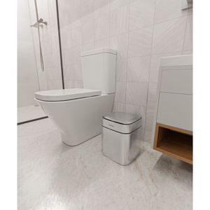 Lixeira Tramontina Sense Square 8 Litros Automática com Sensor Aço Inox Acetinado