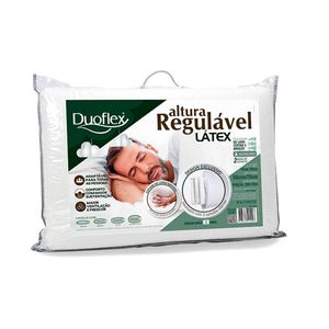 Travesseiro Altura Regulável Látex 50cm x 70cm Duoflex