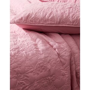 Kit Colcha Flower Rosa - A\CASA