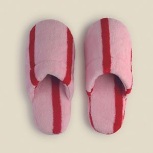 Pantufa Stripes Rosa - A\CASA