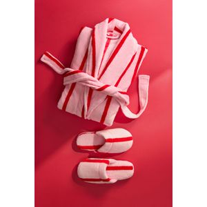 Pantufa Stripes Rosa - A\CASA