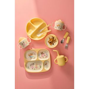Bowl com Ventosa Silicone amarelo - A\BABY