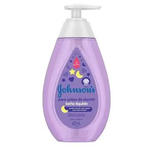 Kit Sabonete Líquido Johnson's Baby Hora do Sono 400ml com 12 unidades