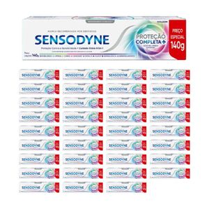 Kit Creme Dental Sensodyne Proteção Completa 140g com 36 unidades