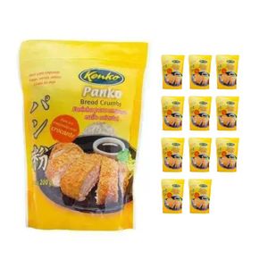 Kit Farinha para Empanar Kenko Panko 200g com 12 unidades