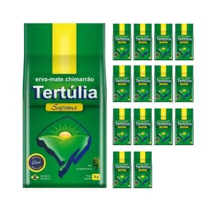 Kit Erva-mate Tertúlia Suprema pacote 1kg com 15 unidades