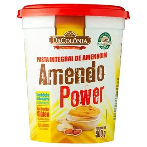 Kit Pasta de Amendoim Da Colônia Integral 500g com 12 unidades