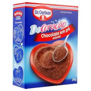 Kit Chocolate em pó Dr Oetker 200G com 18 unidades