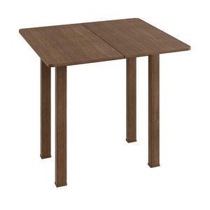 Mesa de Jantar Dobrável Multiuso Para Até 4 Lugares Mdf Móveis Canção - Preto