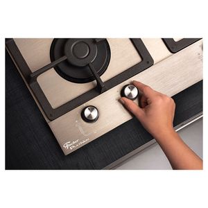 Cooktop Fischer a Gás 4 Bocas Platinium Prime - Inox