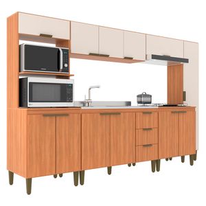 Cozinha Bia 6 Peças J Carvalho - Freijo com Off White