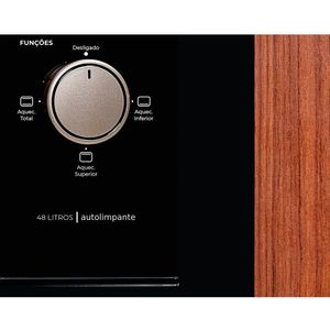 Forno Elétrico de Embutir 48 Litros Fit Line Inox 34493 Fischer - Black