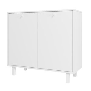 Balcão em MDP com 2 Portas e 2 Prateleiras BRV Móveis - Branco