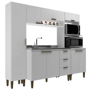 Cozinha Carol 4 Peças J Carvalho - Branco