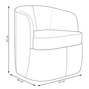 Poltrona Decorativa Design Moderno Bel Sala de Estar Base Giratória Bouclê Cinza G33 - Gran Belo