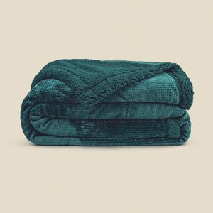 Edredom Sherpa Verde - A\CASA
