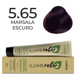 Coloração Ilume Color Plancton Profissional - 5.65 Marsala Escuro