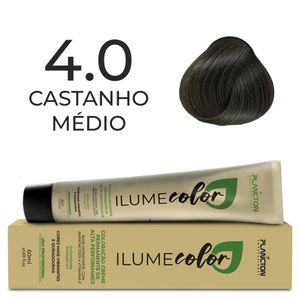 Coloração Ilume Color Plancton Profissional - 4.0 Castanho Medio