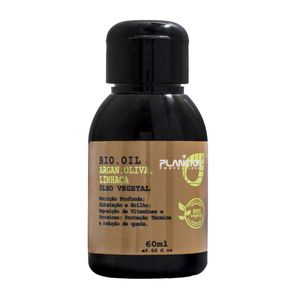 Óleo Vegetal Restaurador e Hidratante com Brilho Intenso, Bio Oil Oliva E Linhaça - Plancton Profissional - 60ml