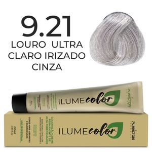 Coloração Ilume Color Plancton Profissional - 9.21 Louro Ultra Claro Irisado Cinza