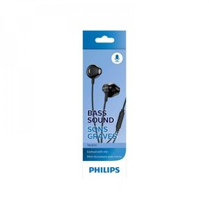 Fone De Ouvido C/ Microfone Philips Taue101bk/00 Preto