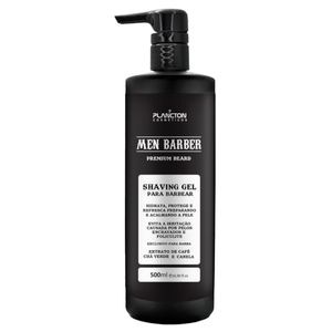 Gel Premium para Berbear Shaving Men Barber Premium Beard - Plancton Profissional - 500 ml