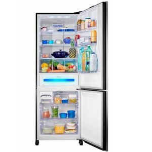 Geladeira Panasonic Frost Free Black Glass 480l 110v Nr-bb71gvfba