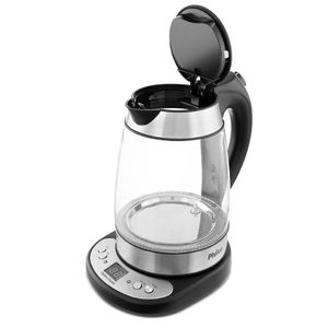 Chaleira Elétrica Digital Glass 1,7l Pchd Philco Painel Digital Com Controle De Temperatura 220v