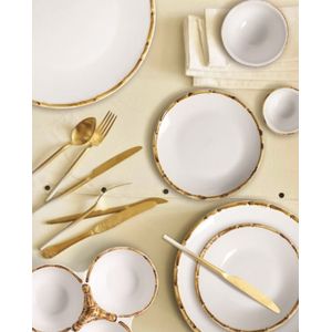 Travessa Bambu em Cerâmica 32cm Scalla