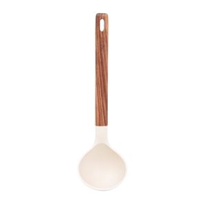 Concha de Silicone com Cabo em Acácia Spicy Bege