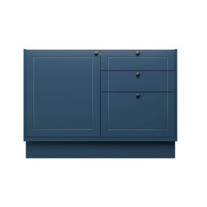 Conjunto para Banheiro Herval Viana, 2 Peças, Azul Orion, 120 cm