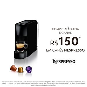 Máquina de Café Nespresso Essenza Mini C30 Preta