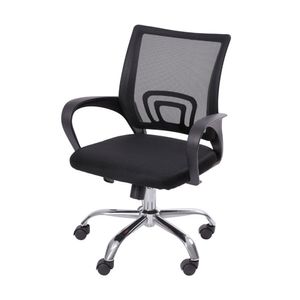 Cadeira OR-3310 Baixa com Base em Rodízio OR Design - Preto