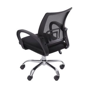 Cadeira OR-3310 Baixa com Base em Rodízio OR Design - Preto