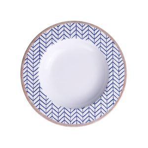 Aparelho de Jantar Tramontina Abstratta 20 Peças em Porcelana Decorada